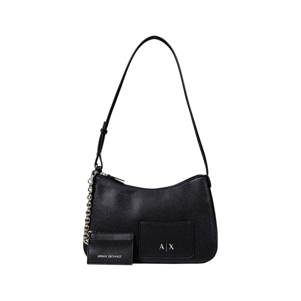 Armani Exchange Black Polyester Handbag | Regal Royce