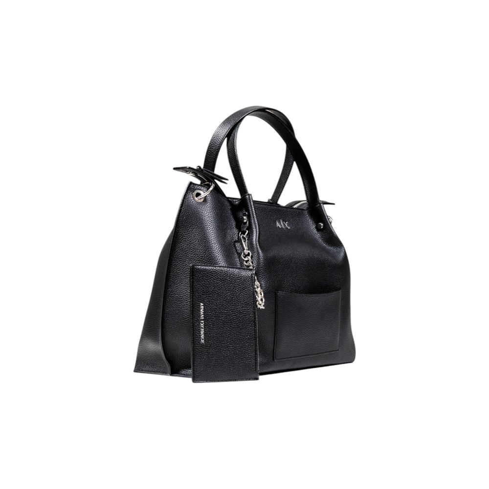 Armani Exchange Black Polyester Handbag | Regal Royce