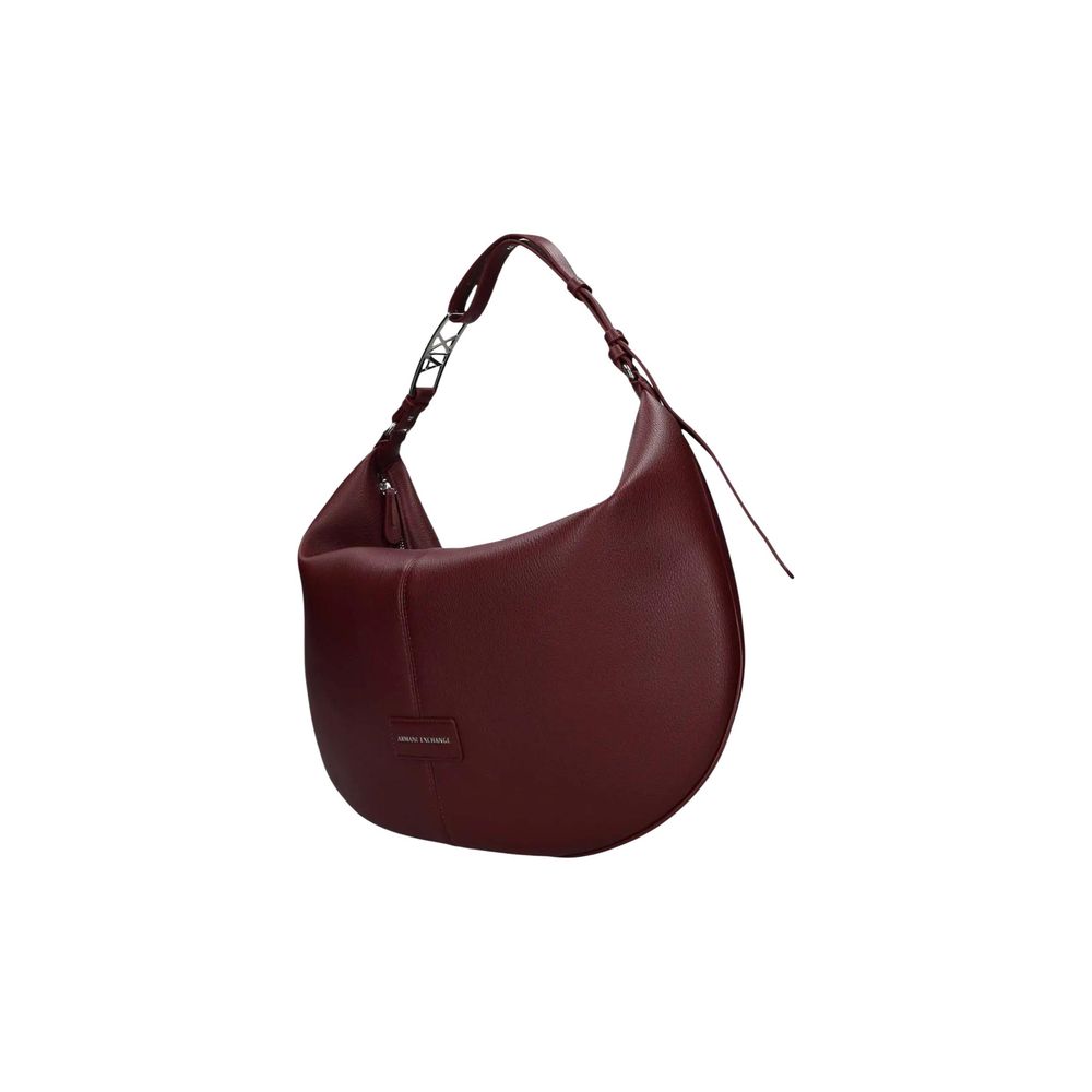 Armani Exchange Bordeaux Polyester Handbag | Regal Royce
