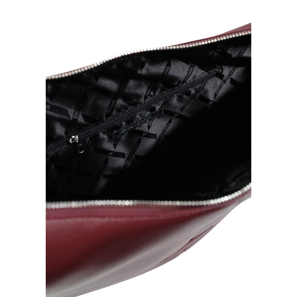Armani Exchange Bordeaux Polyester Handbag | Regal Royce