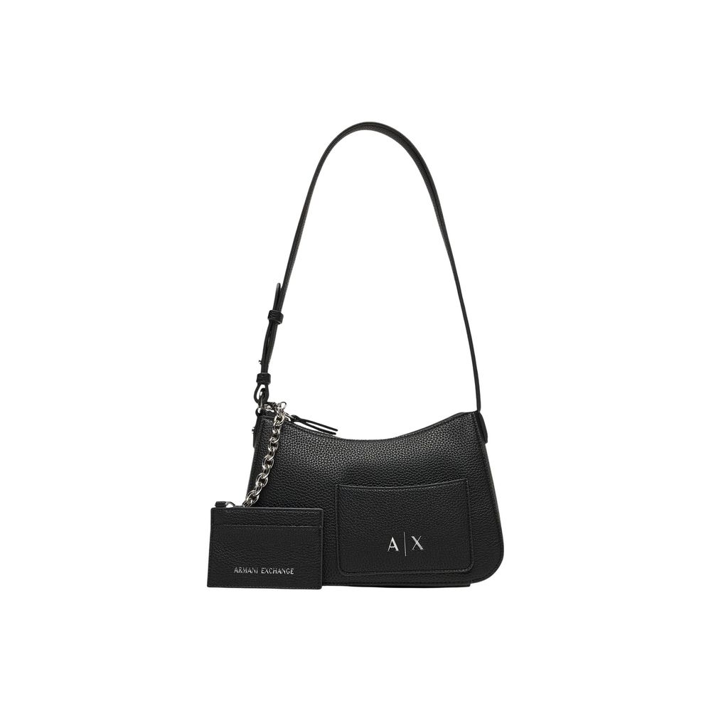 Armani Exchange Black Polyester Handbag | Regal Royce