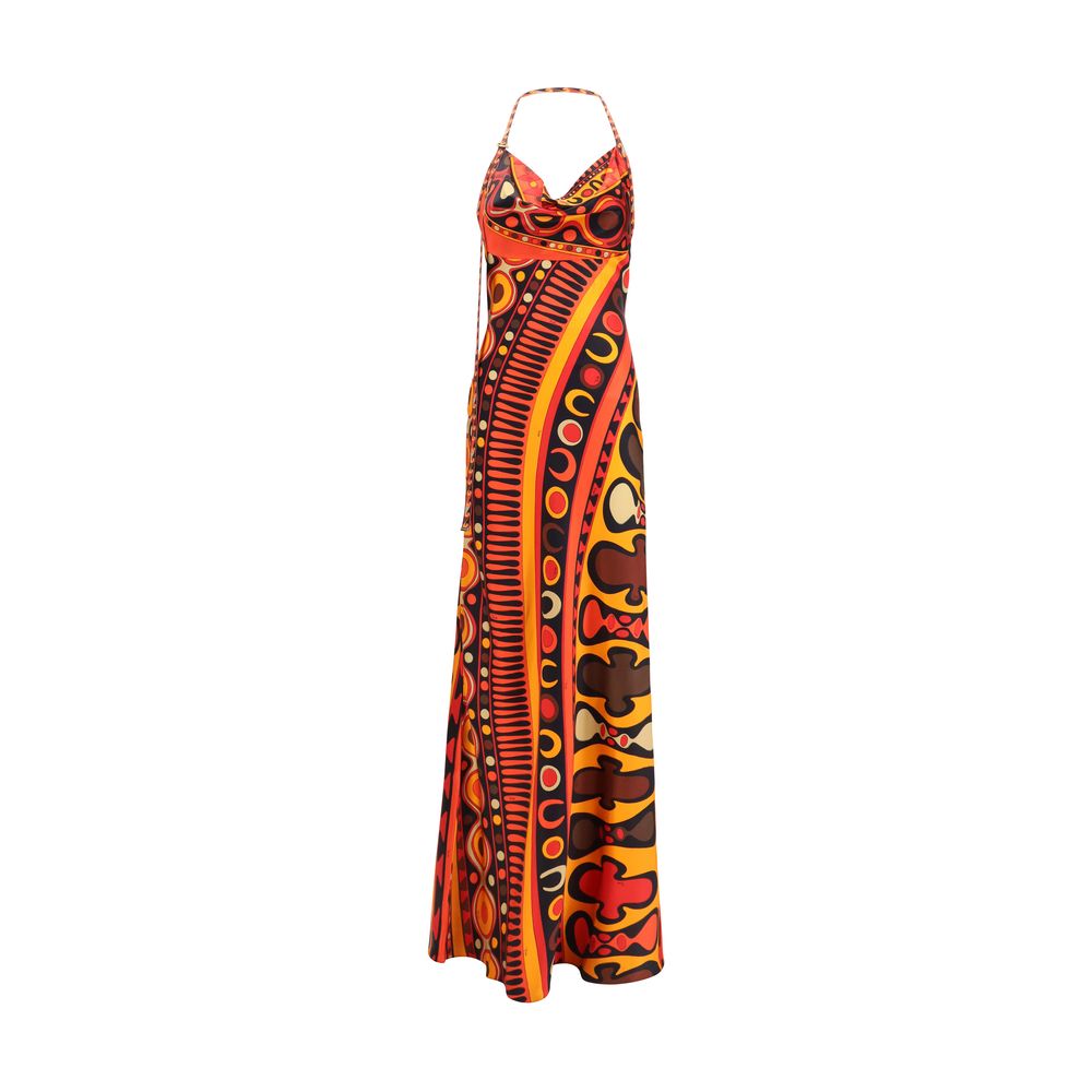 Emilio Pucci Multicolor Silk Long Dress | Regal Royce