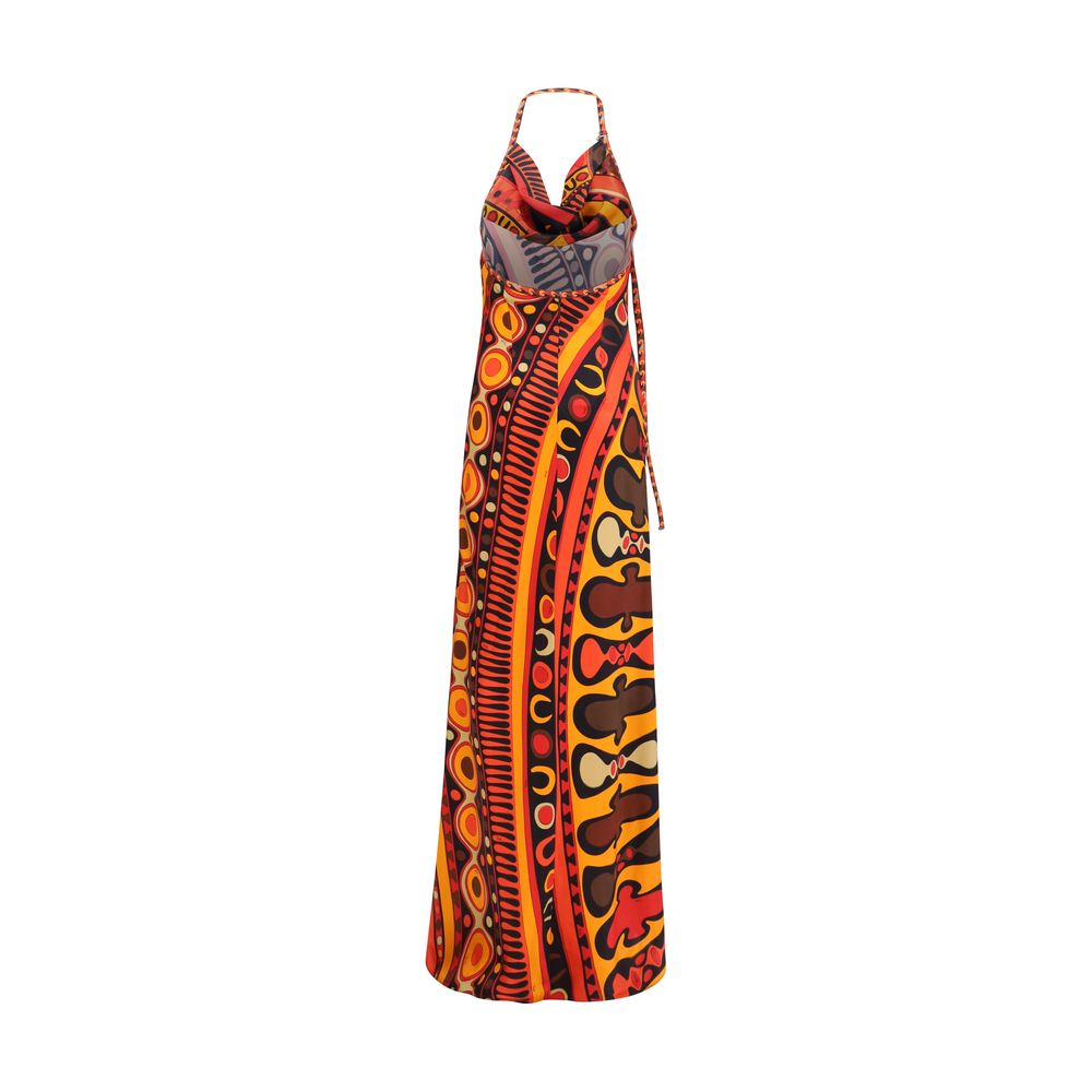 Emilio Pucci Multicolor Silk Long Dress | Regal Royce