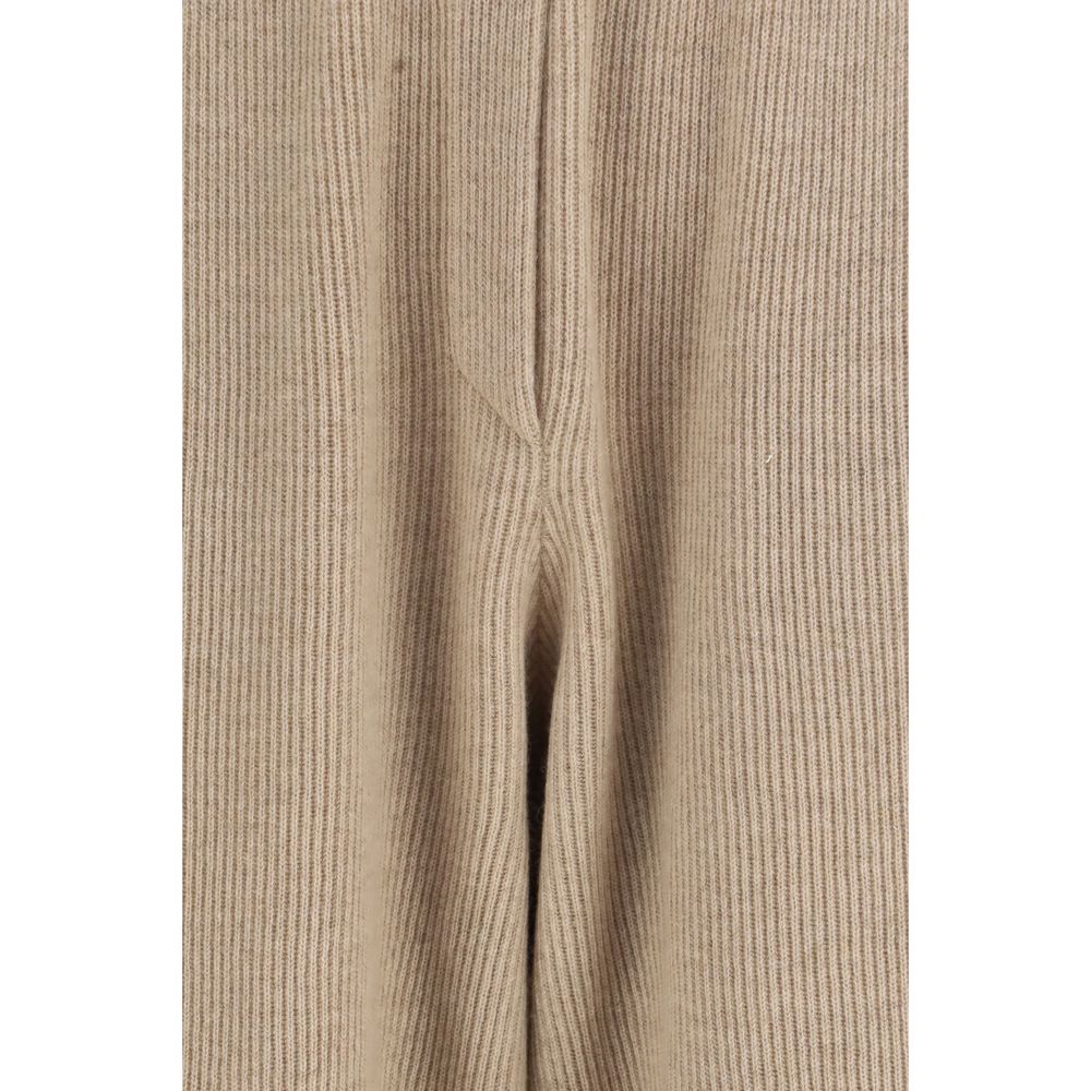Brunello Cucinelli Beige Cashmere Casual Pants | Regal Royce