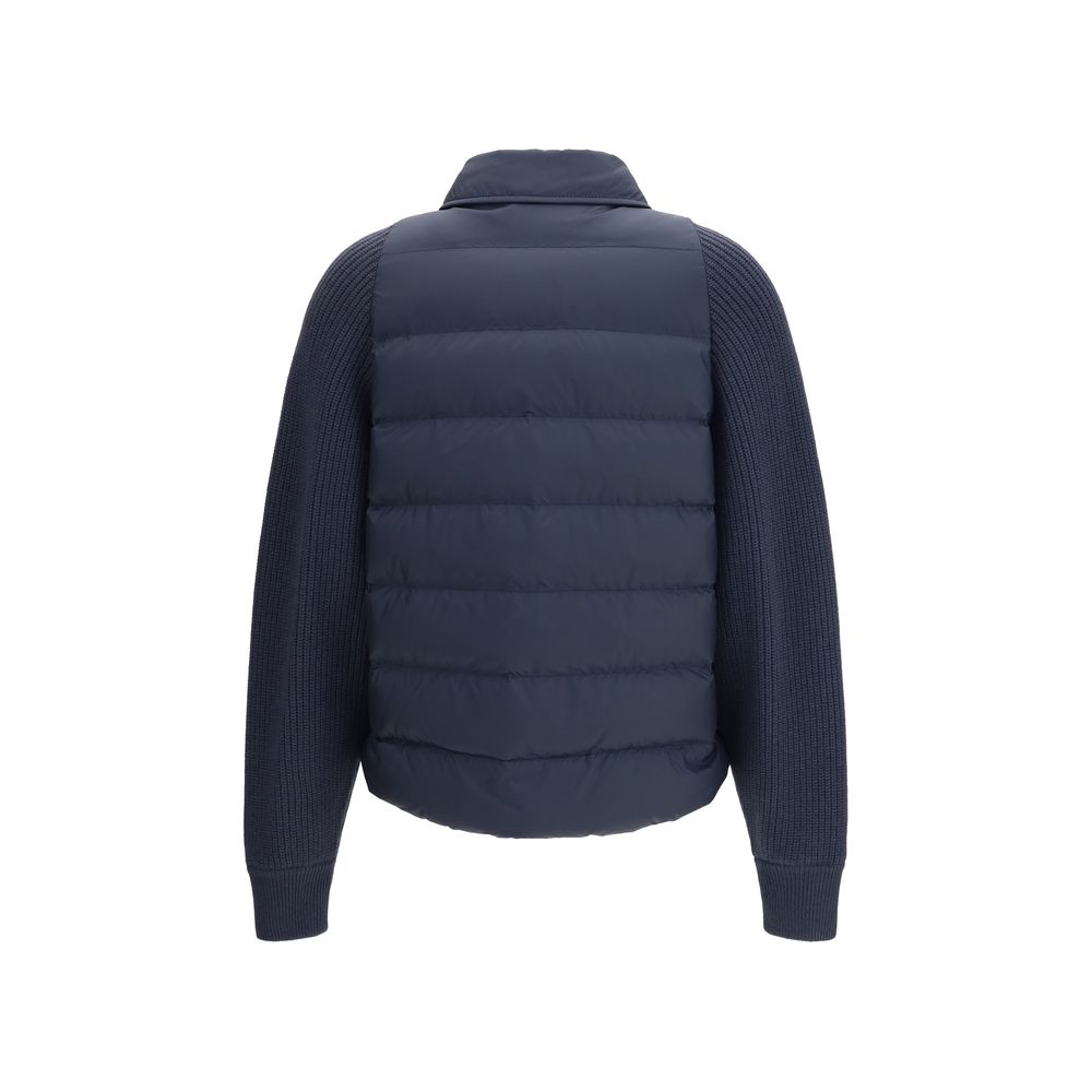 Brunello Cucinelli Blue Polyester Jacket | Regal Royce