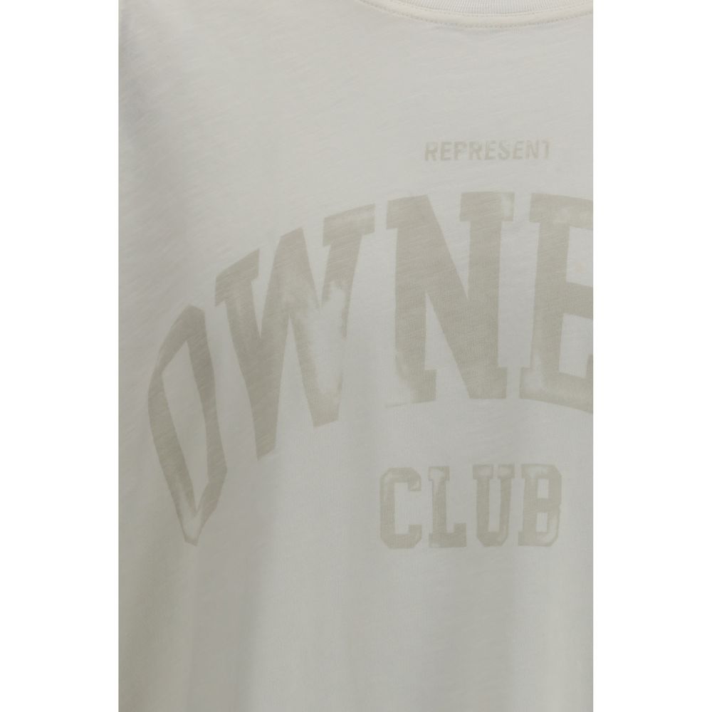 Represent White Cotton T-Shirt | Regal Royce