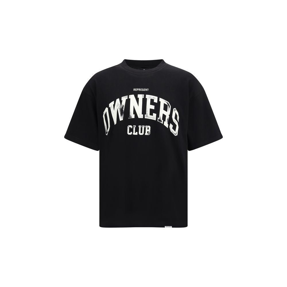 Represent Black Cotton T-Shirt | Regal Royce