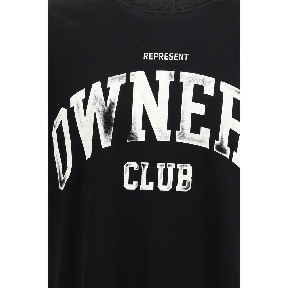 Represent Black Cotton T-Shirt | Regal Royce