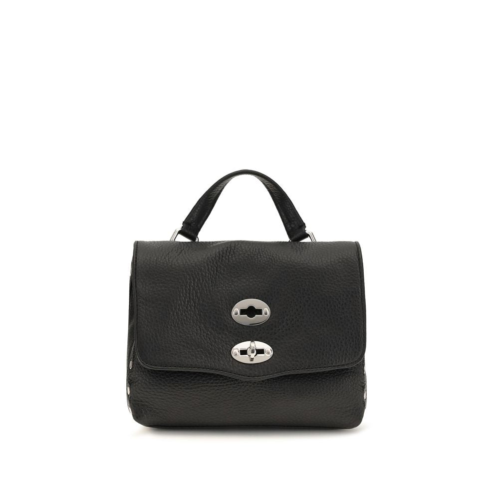 Zanellato Black Calf Leather Bos Taurus Handbag | Regal Royce