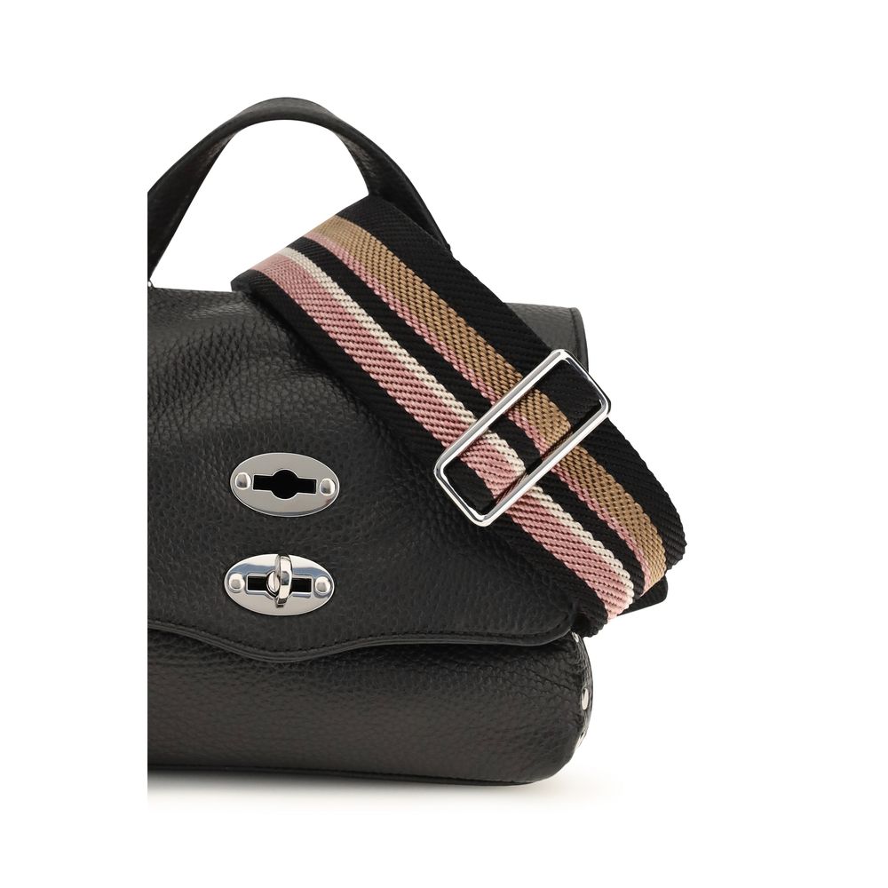 Zanellato Black Calf Leather Bos Taurus Handbag | Regal Royce