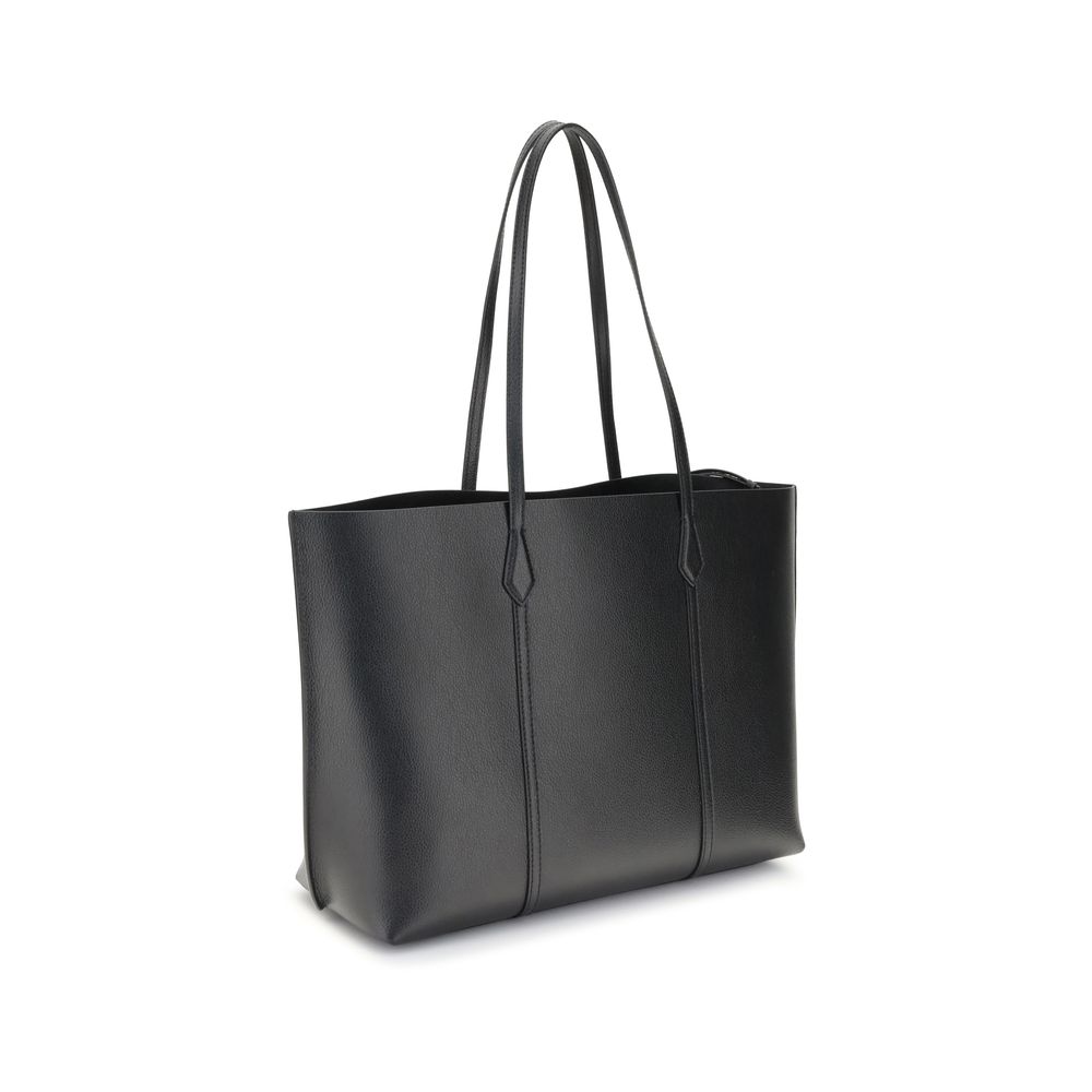 Tory Burch Black Calf Leather Bos Taurus Handbag | Regal Royce