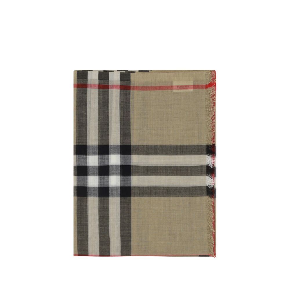 Burberry Beige Wool Oves Aries Scarf | Regal Royce