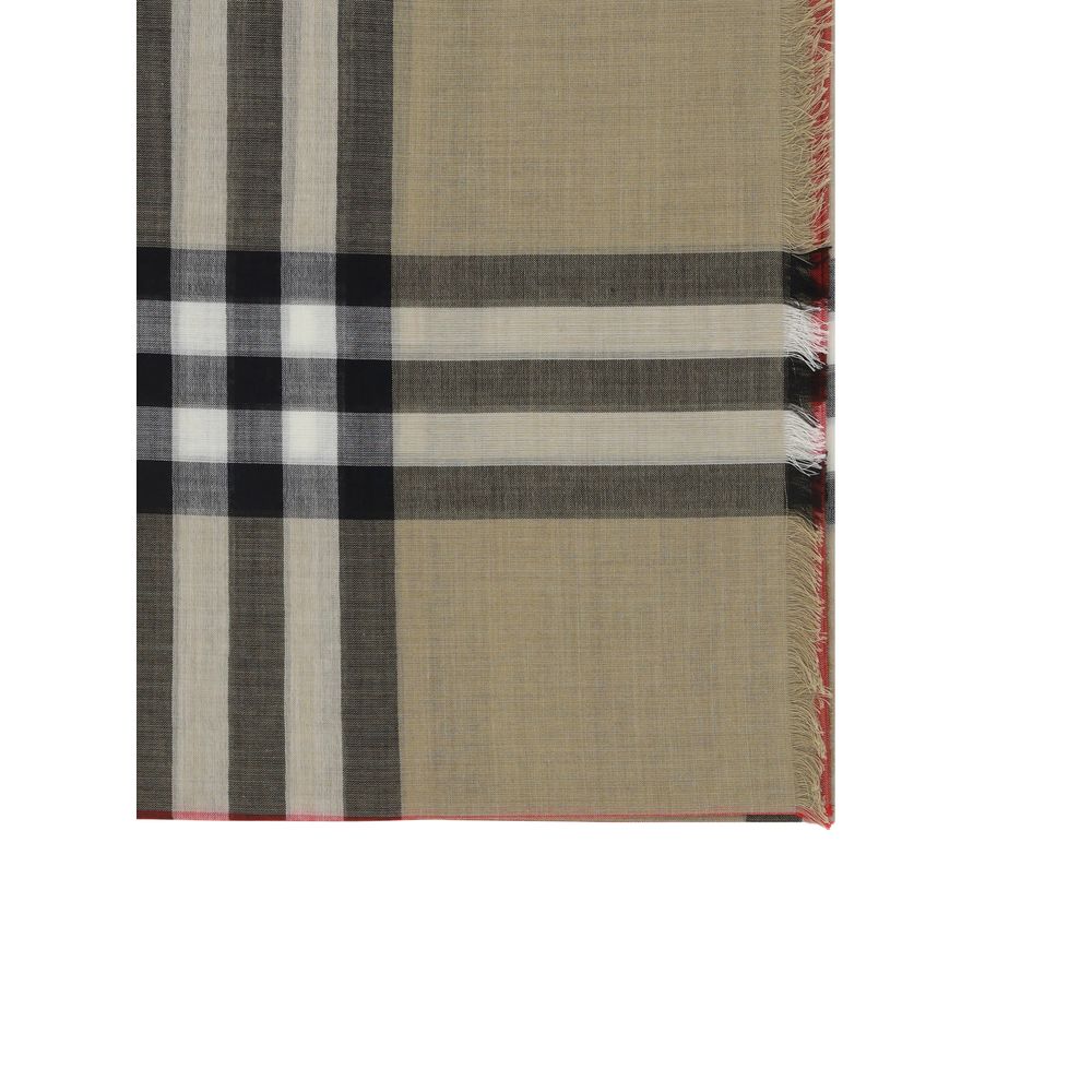 Burberry Beige Wool Oves Aries Scarf | Regal Royce
