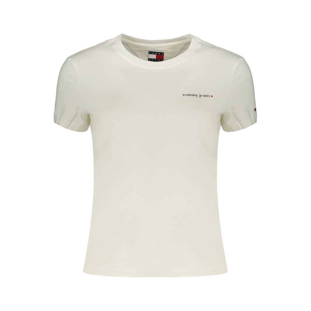 Tommy Hilfiger White Cotton Women's T-Shirt | Regal Royce