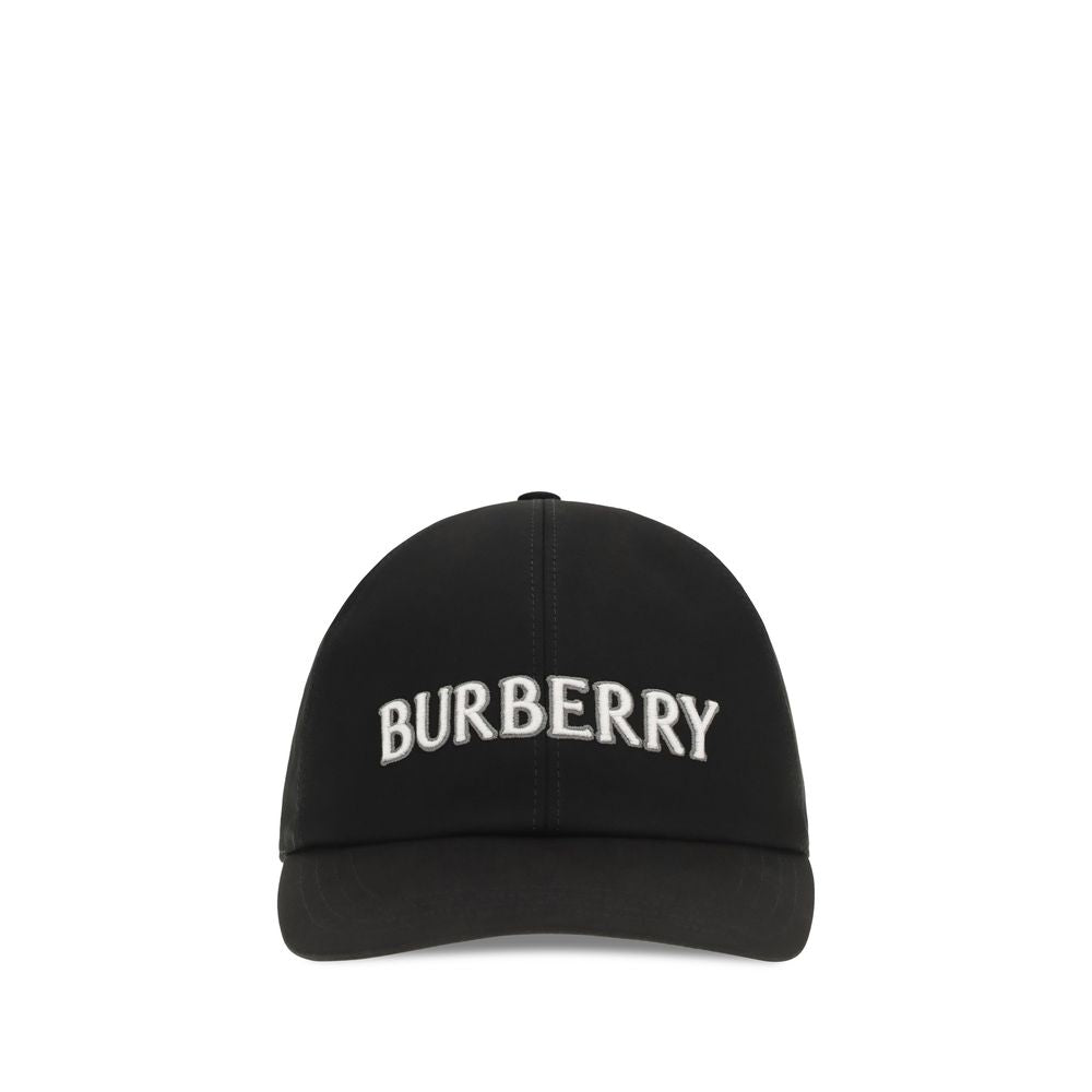 Burberry Black Cotton Cap (Baseball Hat) | Regal Royce