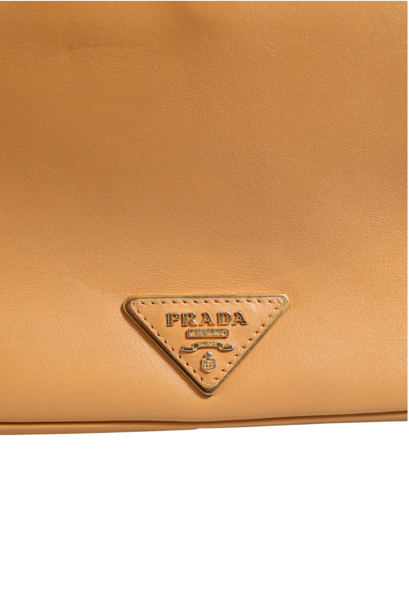 Prada Sidonie Beige Pebble Leather shoulder bag | Regal Royce