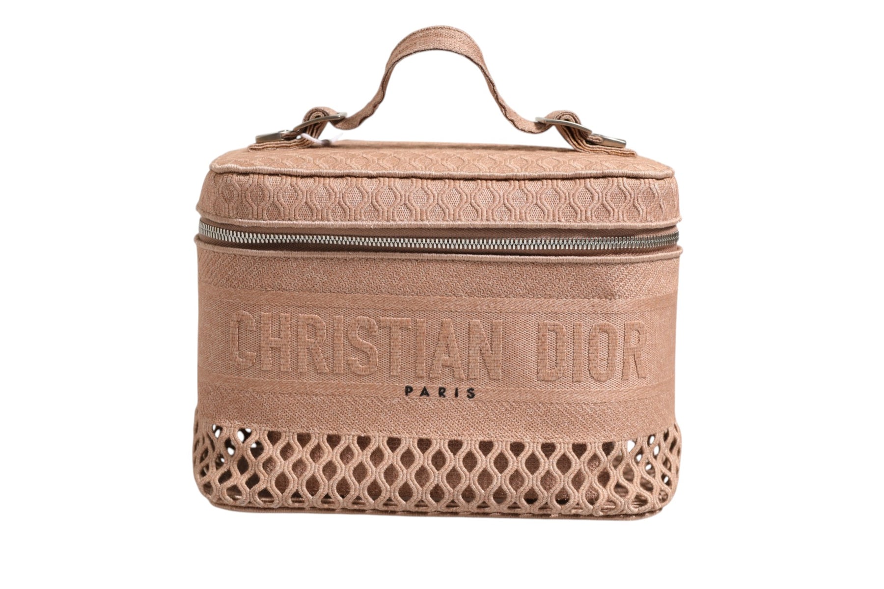 Christian Dior Mesh Embroidered Dior travel Vanity Case | Regal Royce