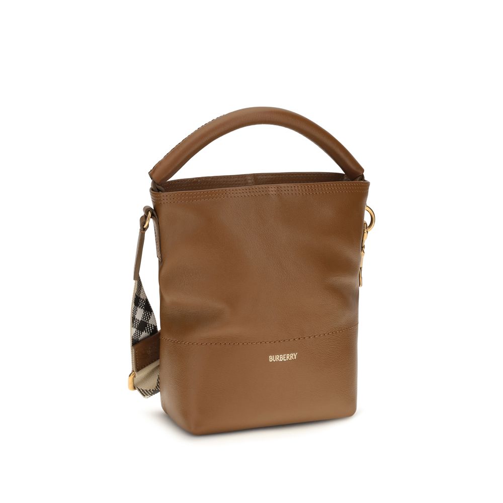 Burberry Brown Calf Leather Bos Taurus Backet Bag | Regal Royce