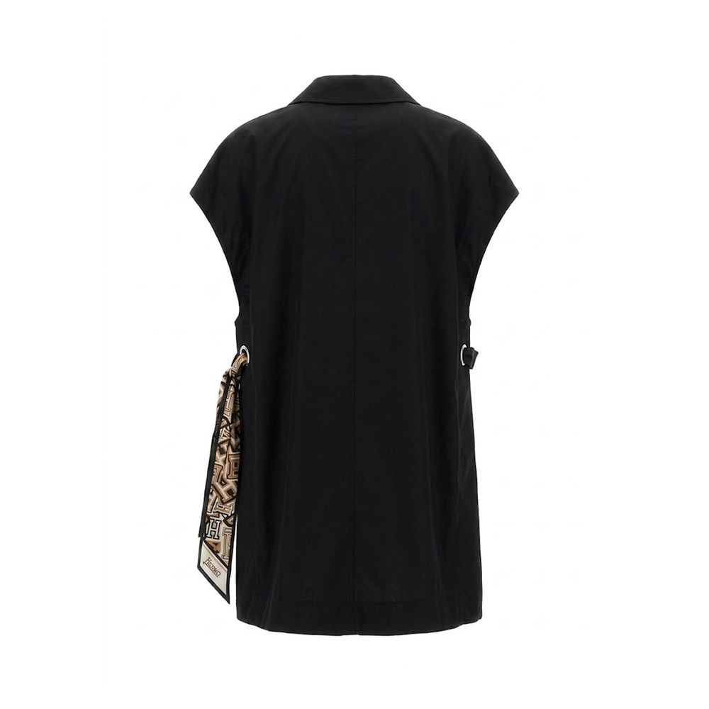 Herno Black Cotton Casual Dress | Regal Royce