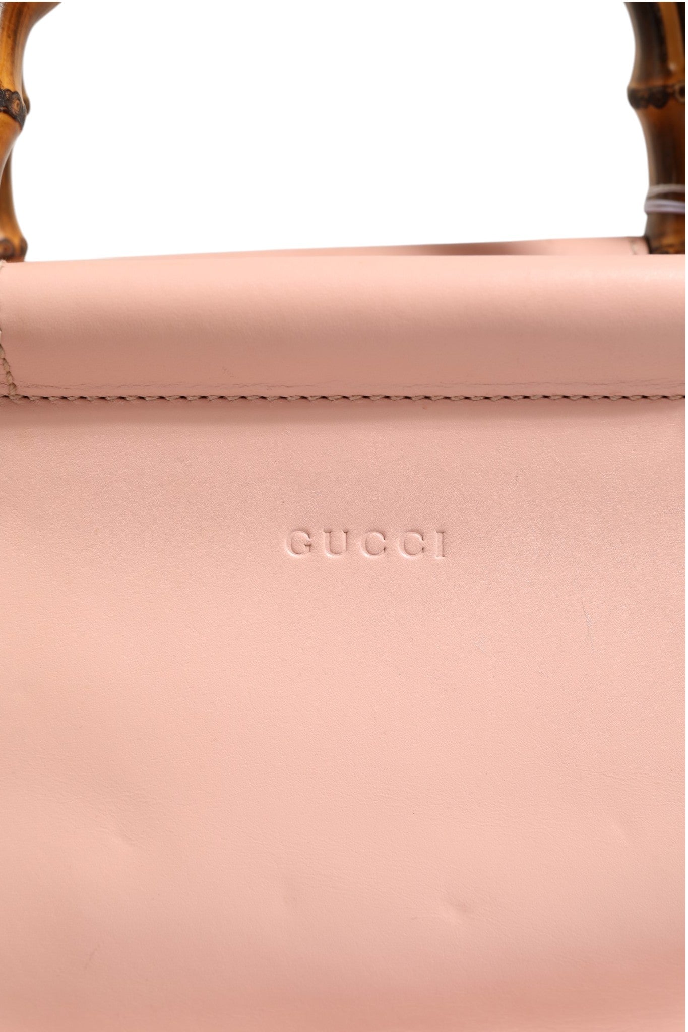 Gucci Pink And White Calfskin Small Nymphaea Top Handle Bag | Regal Royce