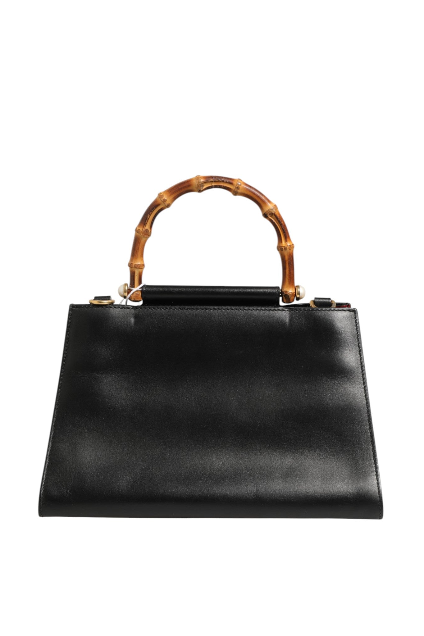 Gucci Nymphaea Bamboo Top Handle Leather Bag | Regal Royce