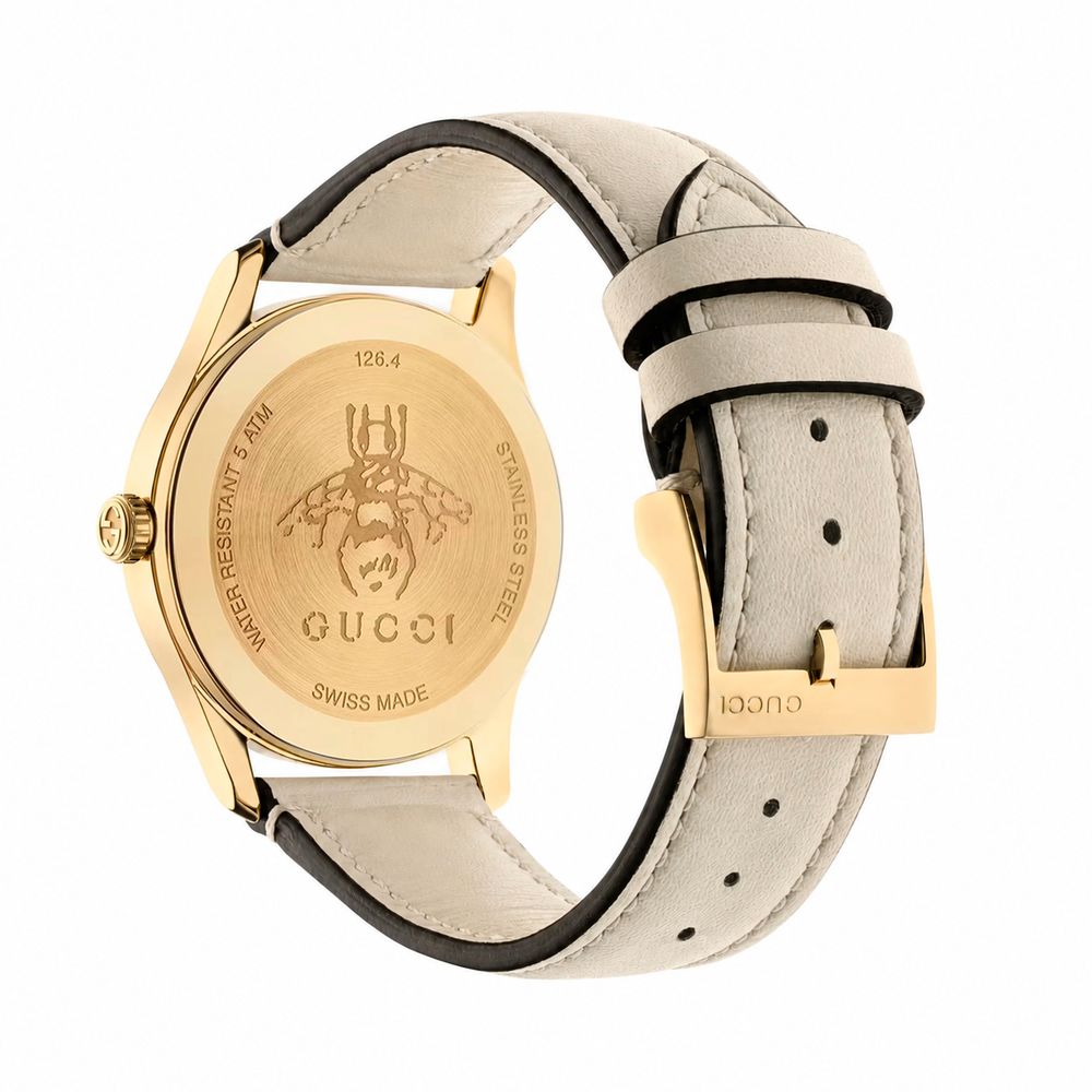 Gucci Beige Leather Dress Watch | Regal Royce