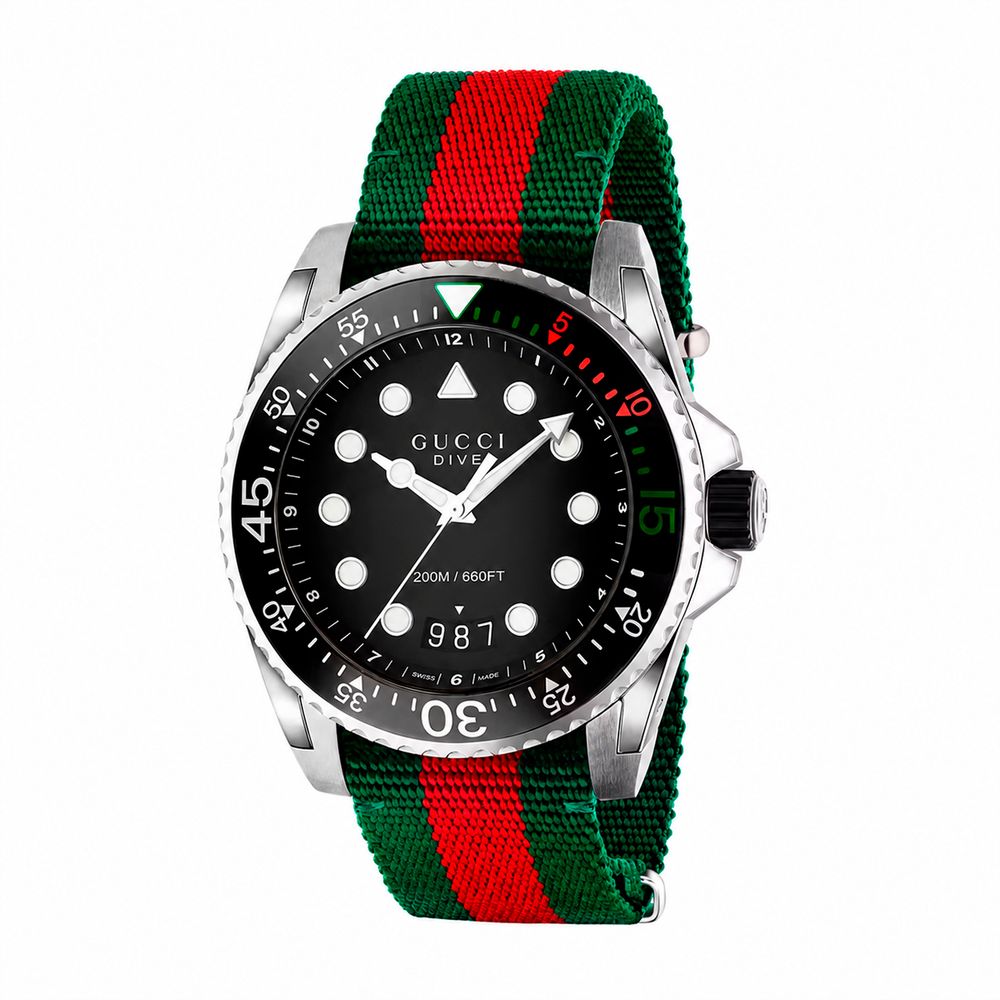 Gucci Multicolor Nylon Sport Watch | Regal Royce
