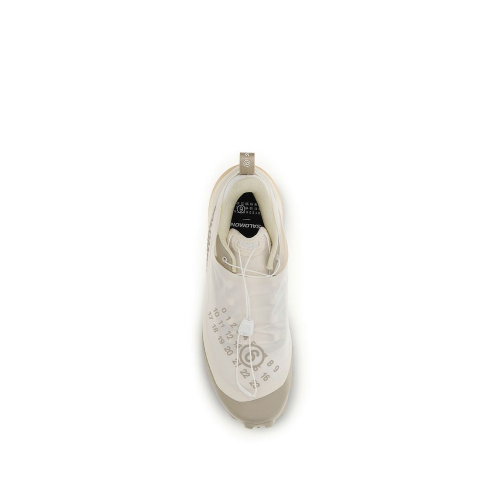 MM6 Beige Polyester Athletic Sneakers | Regal Royce