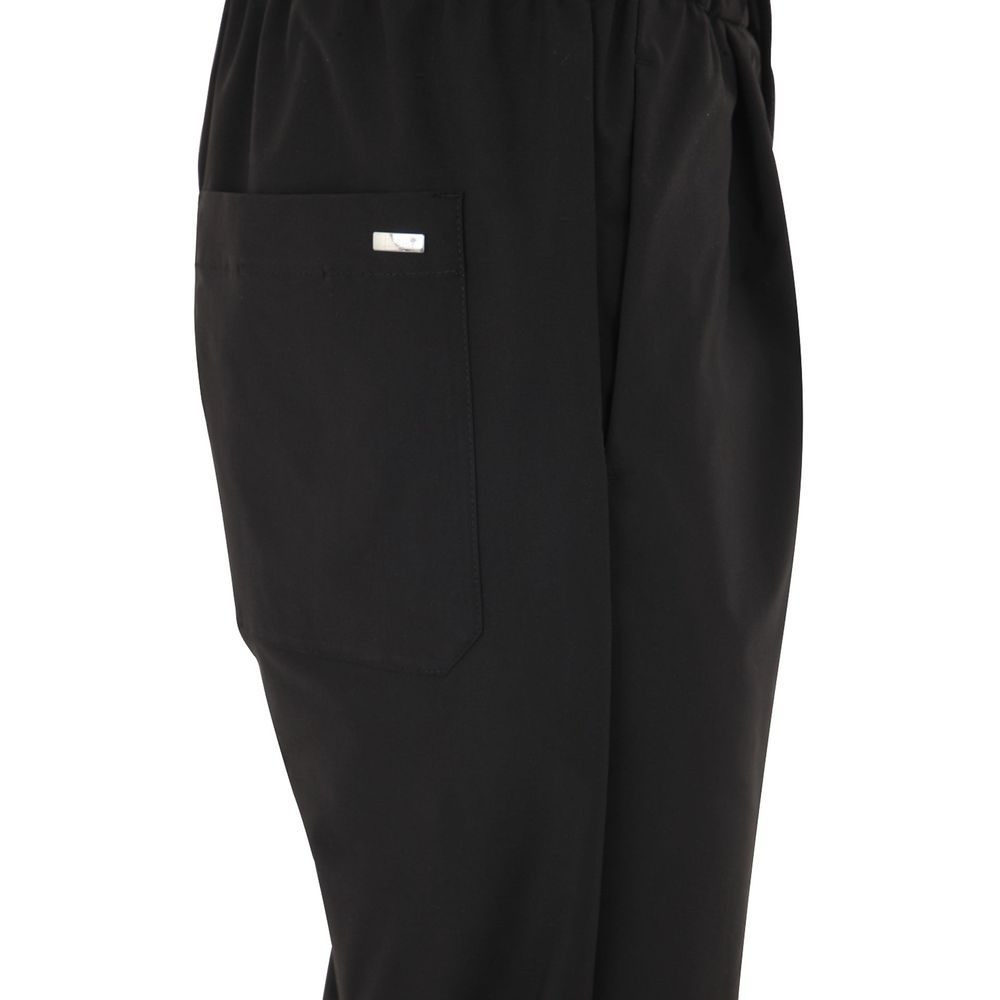 Herno Black Polyester Casual Pants | Regal Royce
