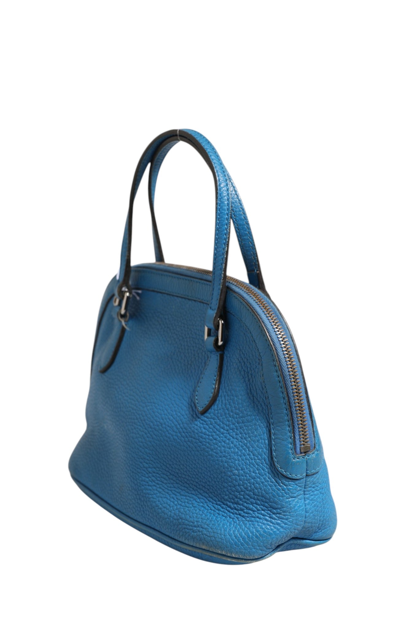 Gucci Blue Leather Dome Handbag | Regal Royce
