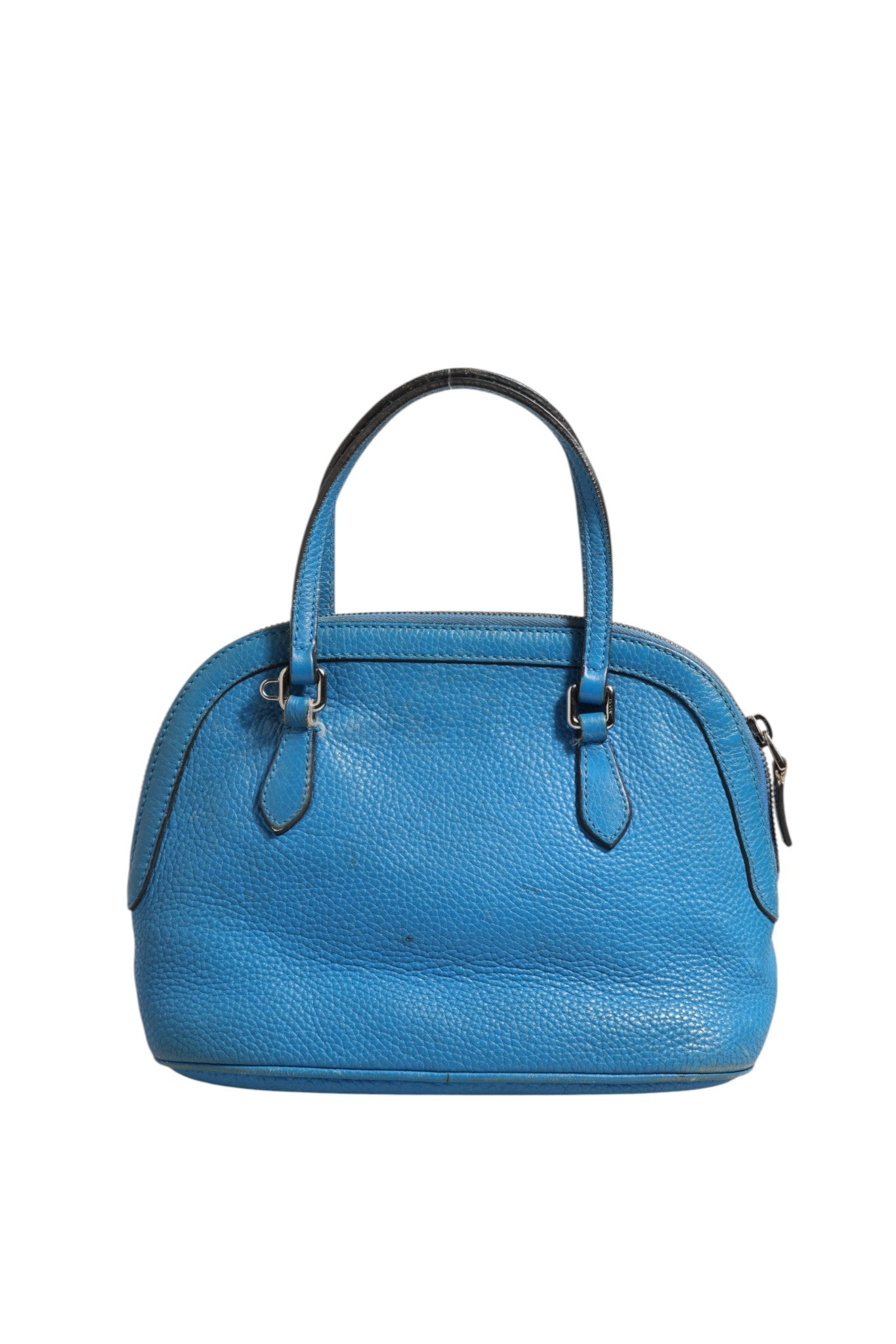 Gucci Blue Leather Dome Handbag | Regal Royce