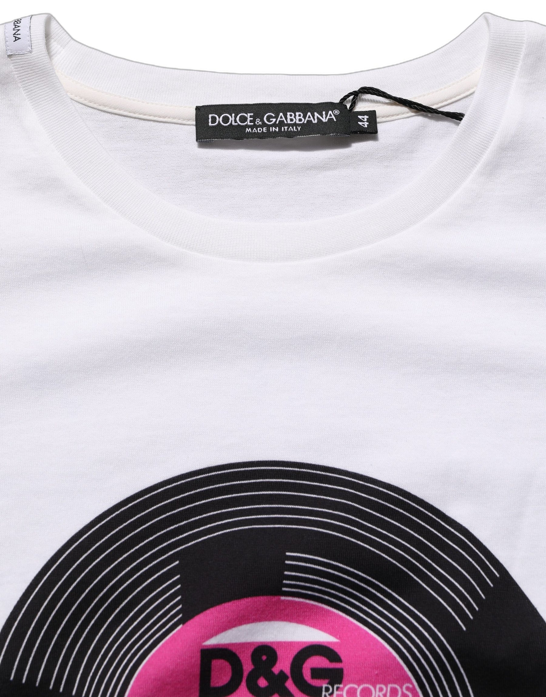 Dolce & Gabbana White D&G WE LOVE JAPAN Print Cotton T-shirt | Regal Royce