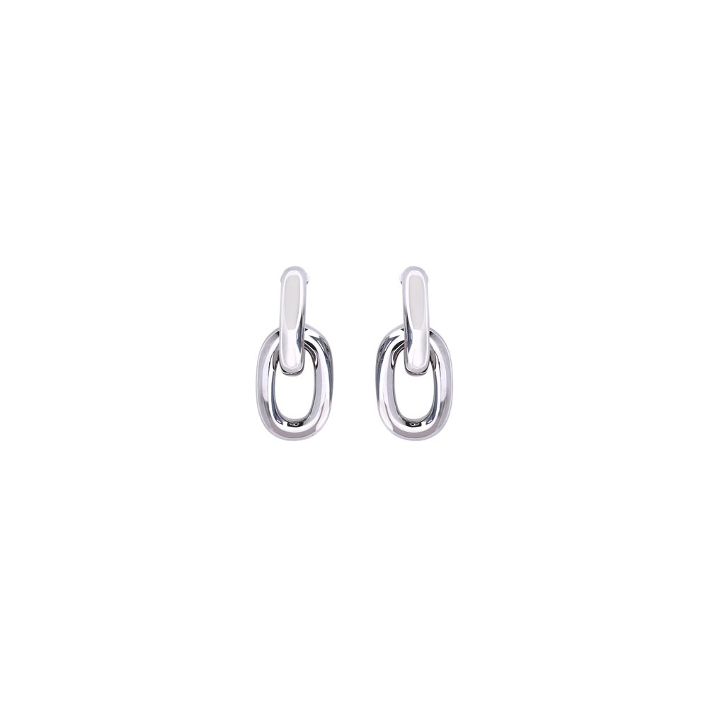 Rabanne Silver Resin Earrings | Regal Royce