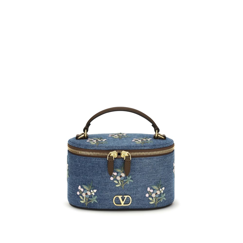 Valentino Garavani Blue Cotton Handbag | Regal Royce