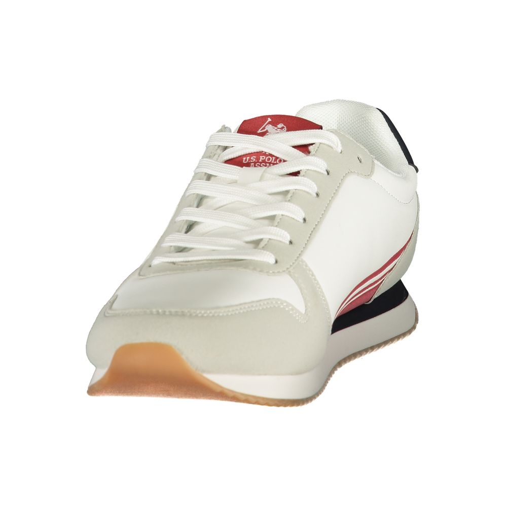 U.S. POLO ASSN. White Polyurethane Men's Sneaker | Regal Royce