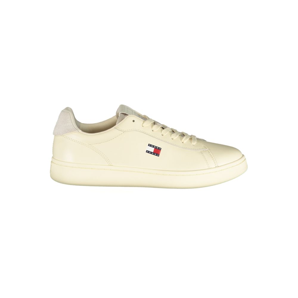 Tommy Hilfiger White Polyurethane Men's Sneaker | Regal Royce
