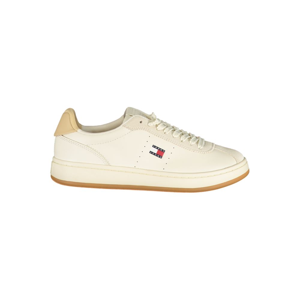 Tommy Hilfiger Beige Polyurethane Womens Sneaker | Regal Royce