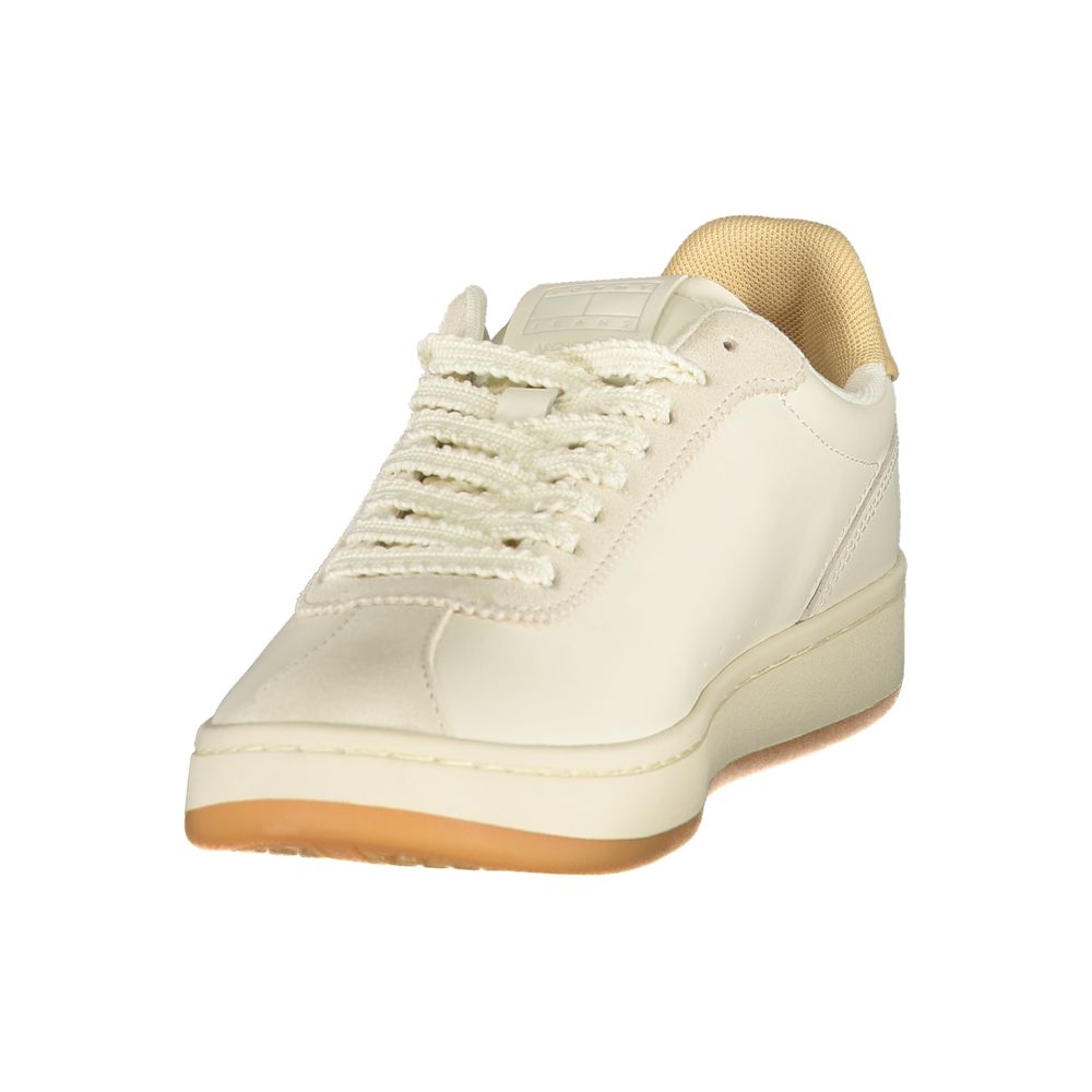 Tommy Hilfiger Beige Polyurethane Womens Sneaker | Regal Royce