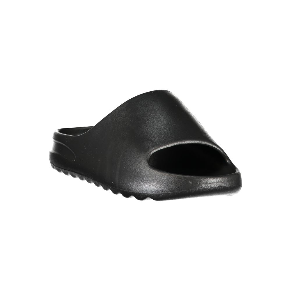 Norway 1963 Black Polyurethane Women's Slipper | Regal Royce
