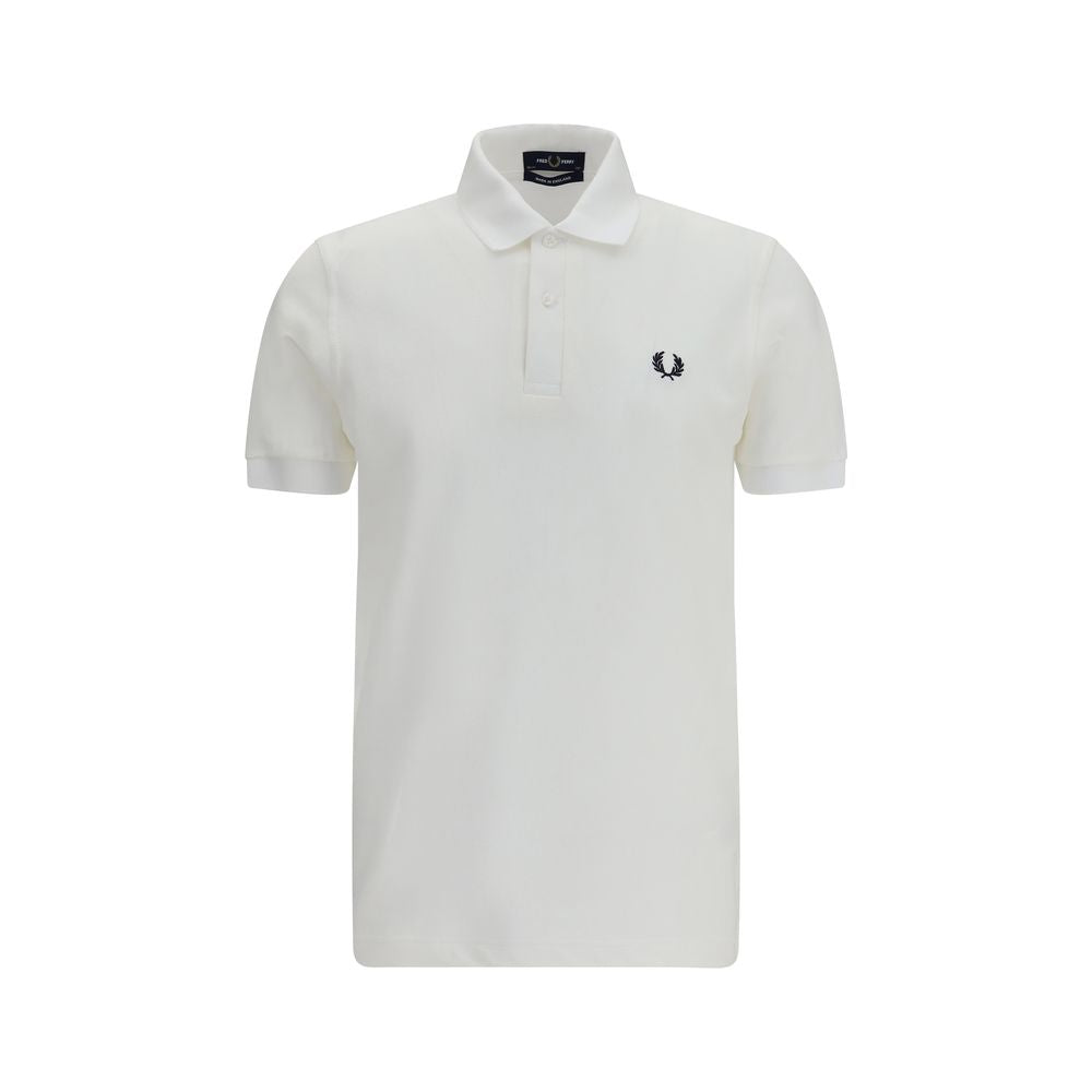 Fred Perry White Cotton Polo Shirt | Regal Royce