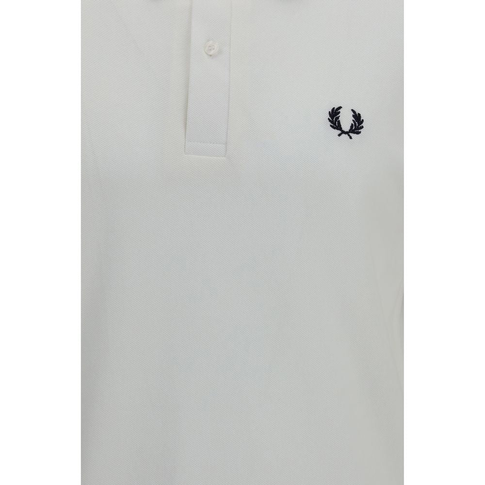 Fred Perry White Cotton Polo Shirt | Regal Royce
