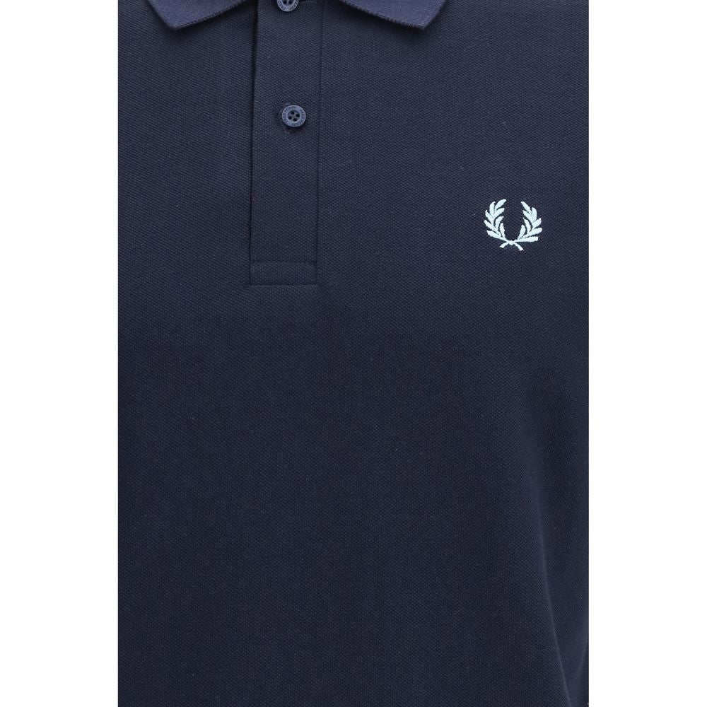 Fred Perry Blue Cotton Polo Shirt | Regal Royce