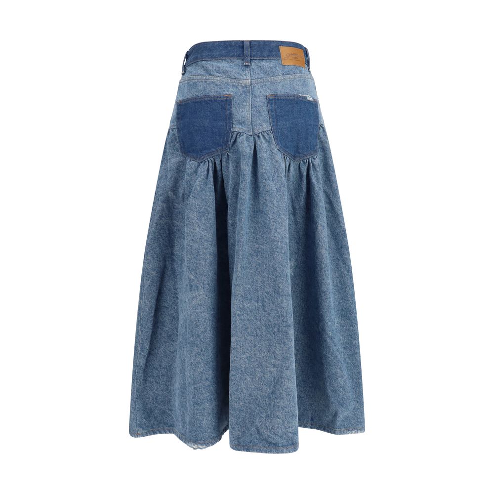Ganni Blue Denim Skirt | Regal Royce