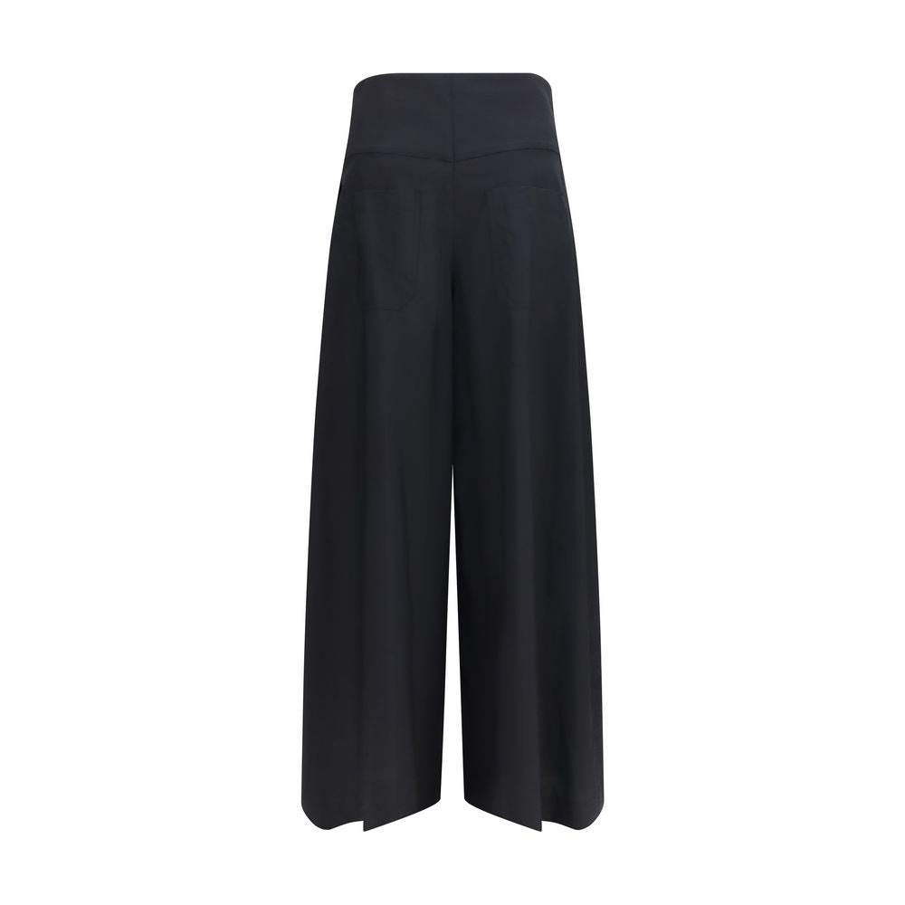 Brunello Cucinelli Black Cotton Casual Pants | Regal Royce