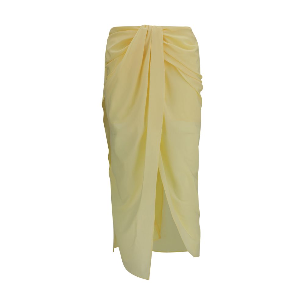 Jacquemus Bicolor Polyester Midi Skirt | Regal Royce