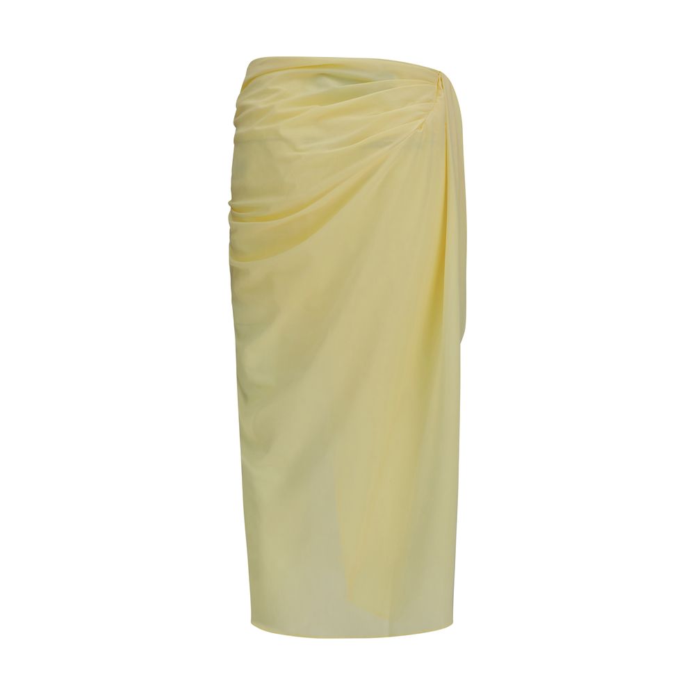Jacquemus Bicolor Polyester Midi Skirt | Regal Royce