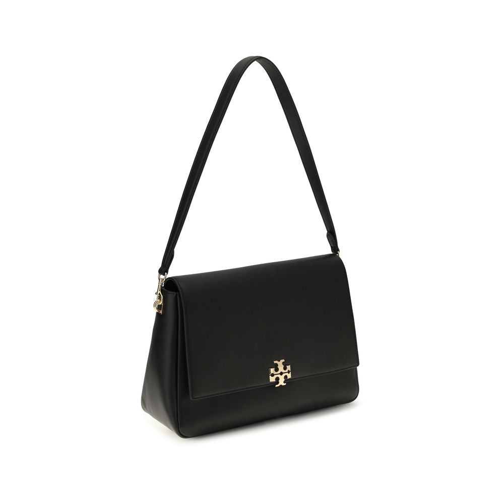 Tory Burch Black Calf Leather Bos Taurus Shoulder Bag | Regal Royce