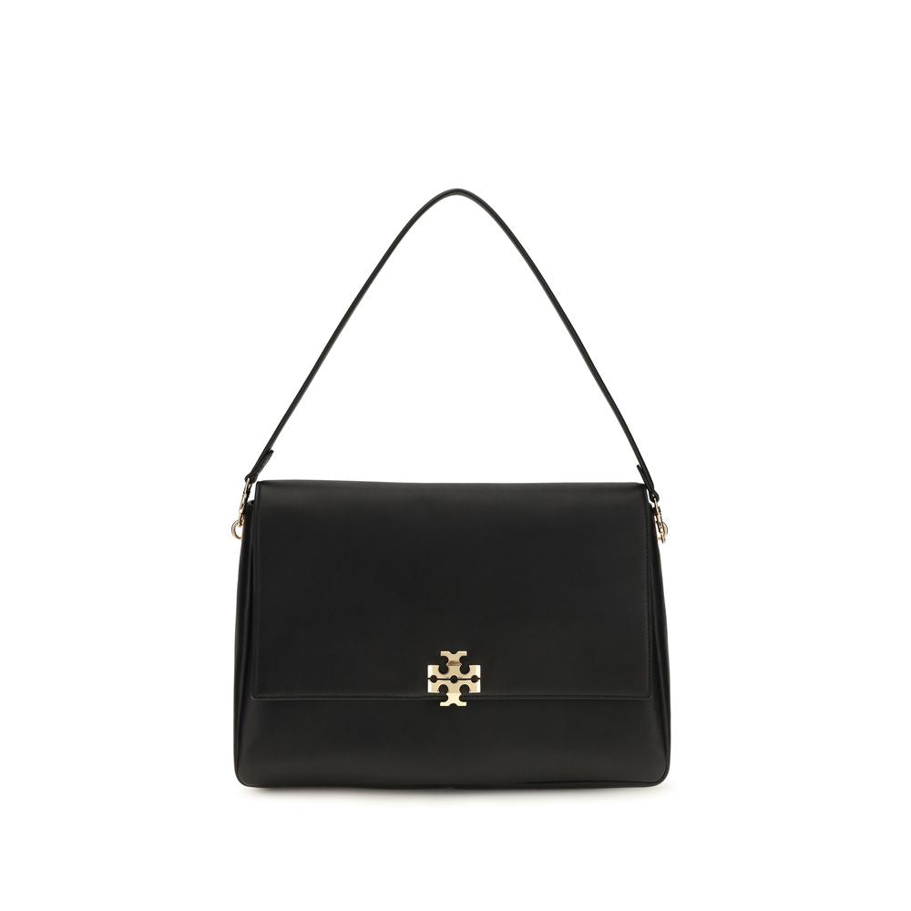 Tory Burch Black Calf Leather Bos Taurus Shoulder Bag | Regal Royce