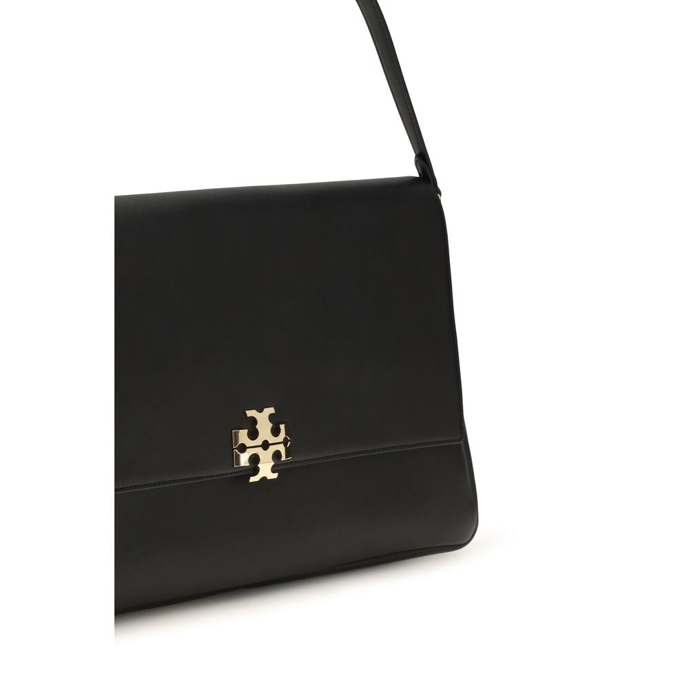 Tory Burch Black Calf Leather Bos Taurus Shoulder Bag | Regal Royce