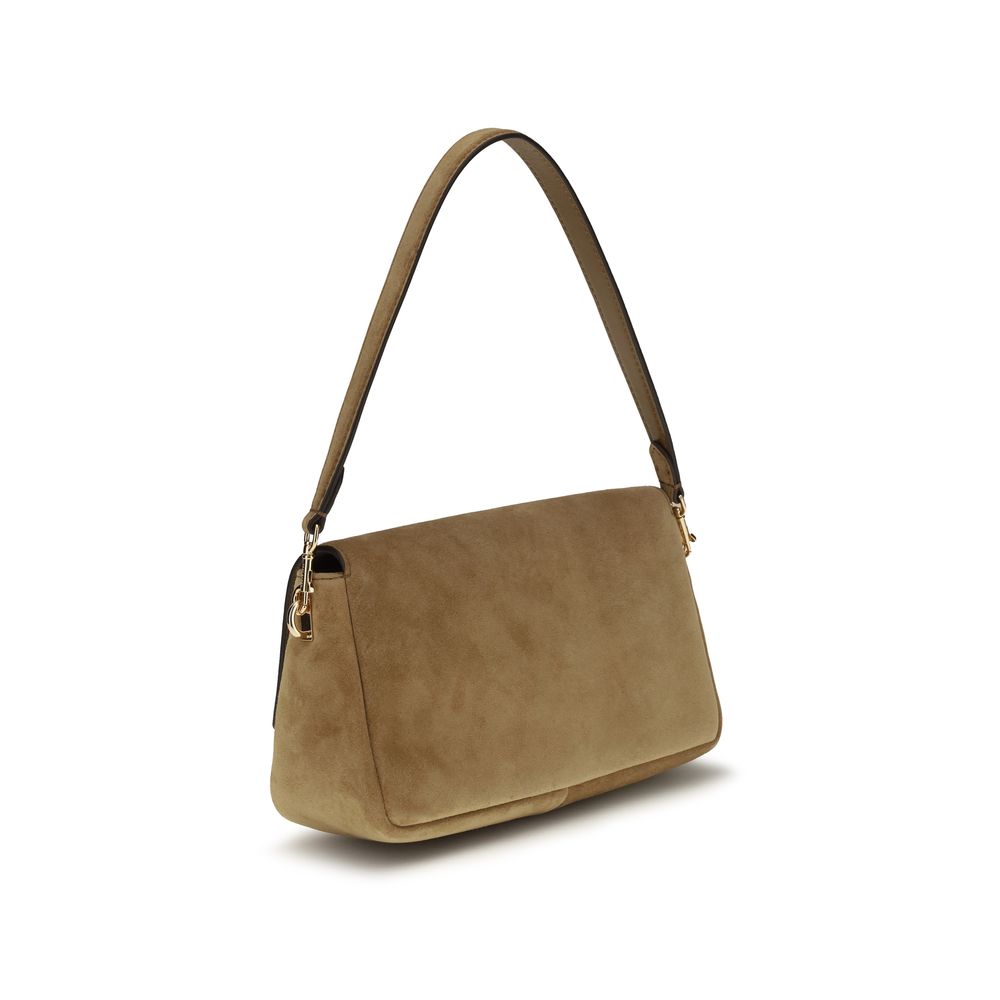 Tory Burch Beige Leather Shoulder Bag | Regal Royce